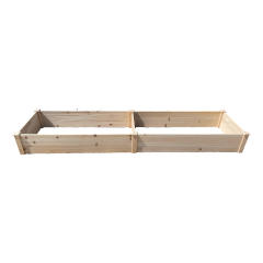 Outdoor Rectangular Bed Wooden Plant Box