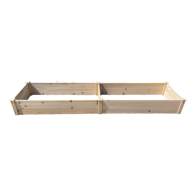 Outdoor Rectangular Bed Wooden Plant Box