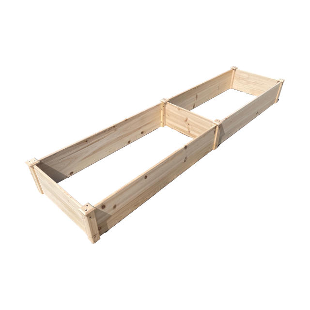 Outdoor Rectangular Bed Wooden Plant Box