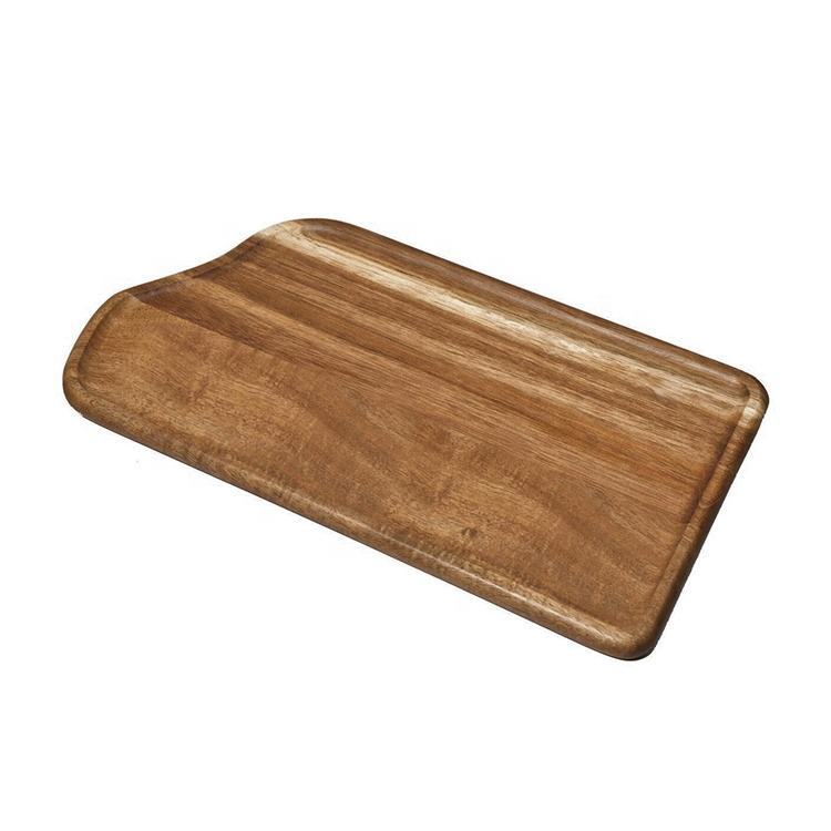 Acacia Wooden Bread Serving Board – Natural Rustic Serving & Cutting Tray