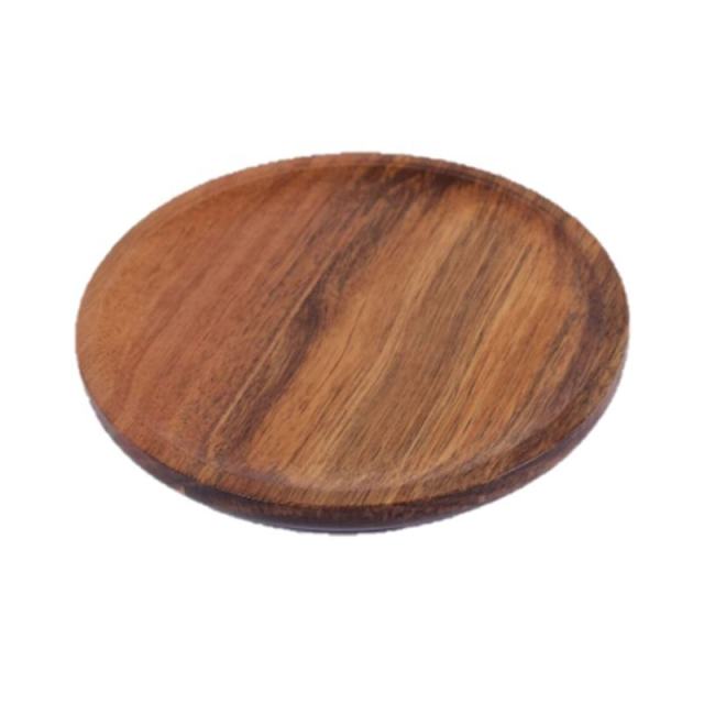 Acacia Wooden Bread Serving Board – Natural Rustic Serving & Cutting Tray