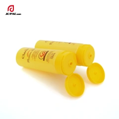 Recyclable Plastic Material Cosmetics Plastic Tube With Flip Top Cap  120ml Sunscreen Cream Tube