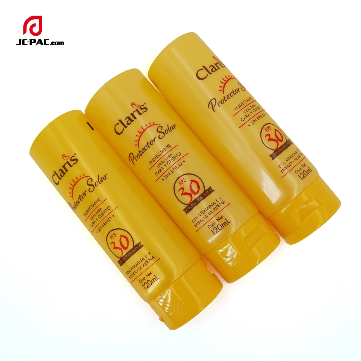 Recyclable Plastic Material Cosmetics Plastic Tube With Flip Top Cap  120ml Sunscreen Cream Tube