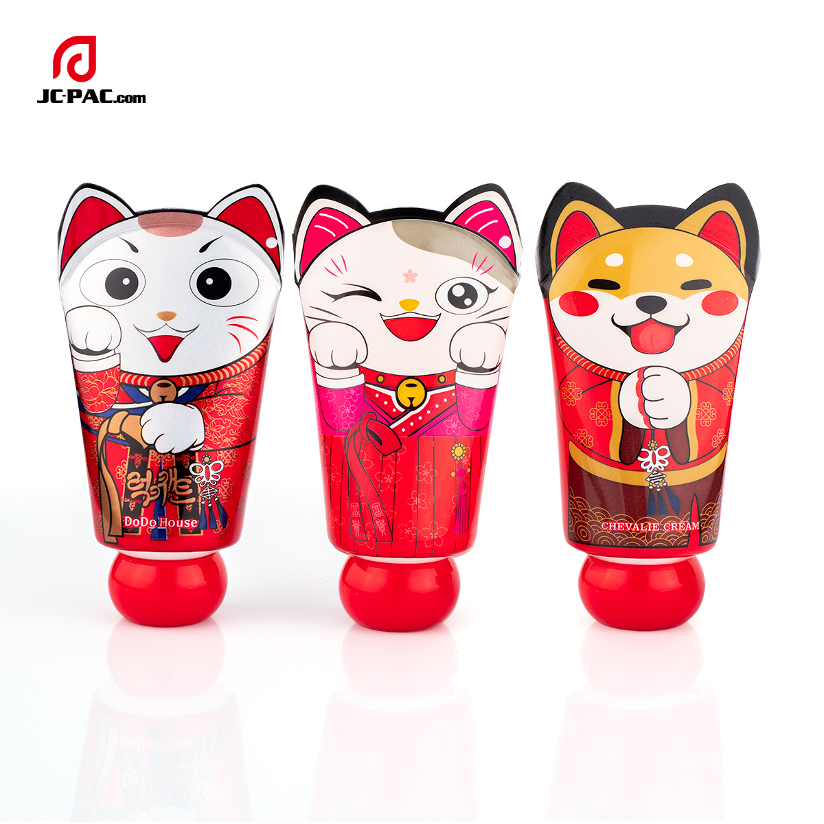 35mm Diameter Cute End Seal Plastic Tube 50ml 60ml Hand Cream Tube Packaging