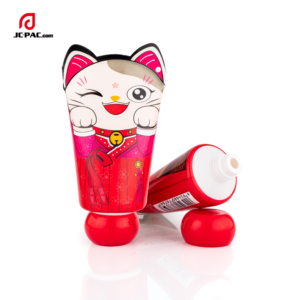 35mm Diameter Cute End Seal Plastic Tube 50ml 60ml Hand Cream Tube Packaging