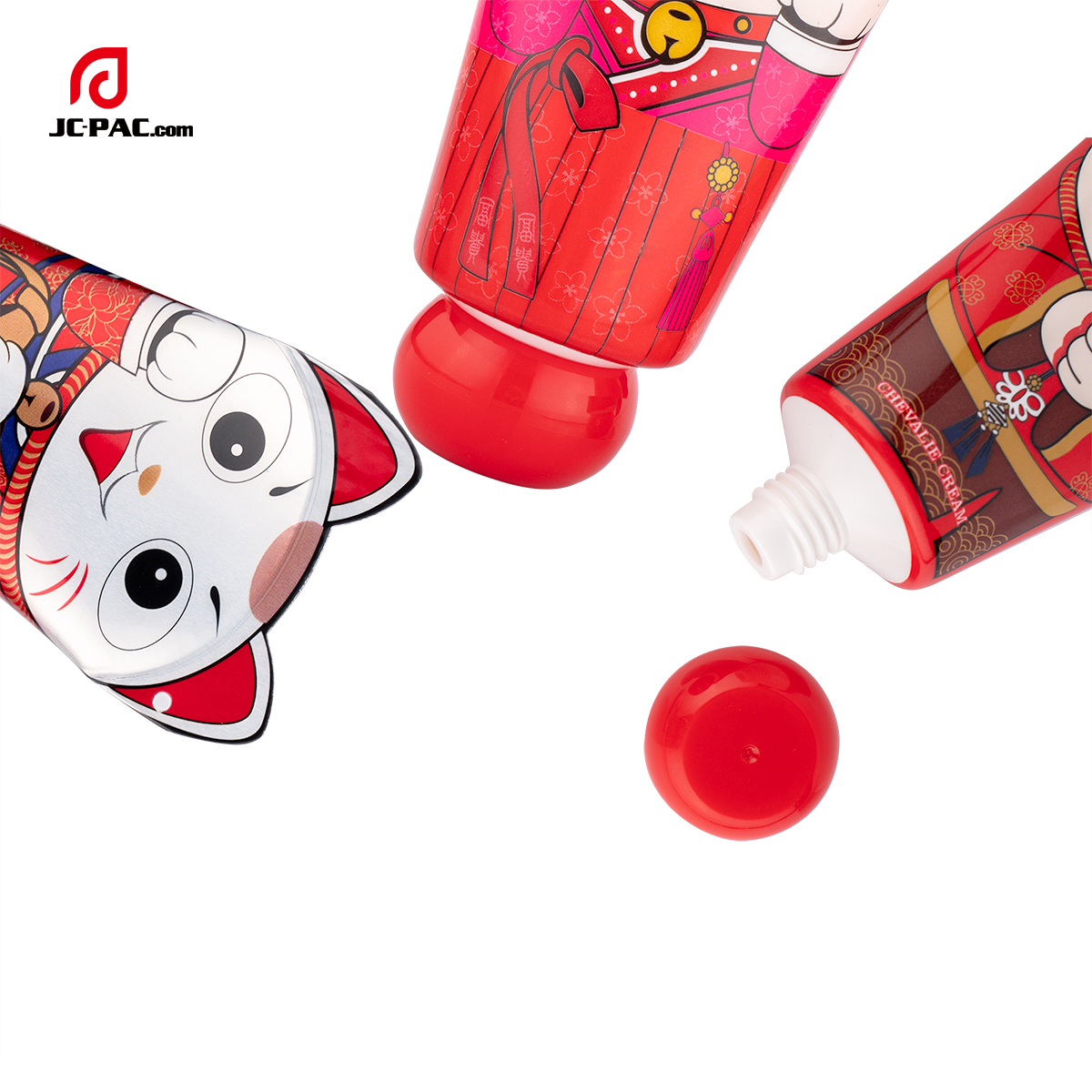 35mm Diameter Cute End Seal Plastic Tube 50ml 60ml Hand Cream Tube Packaging