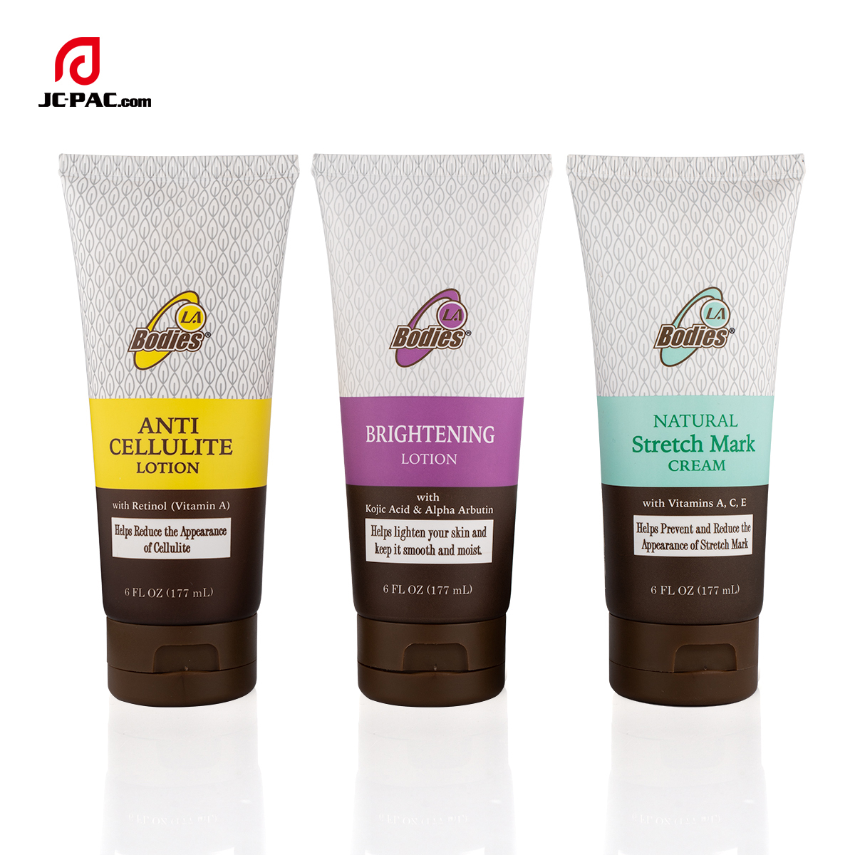 50mm Diameter Cosmetics Tube Packaging 6 FL.OZ Body Lotion 7 FL.OZ 8 FL.OZ BPA Free Facial Cleanser Container with Flip Top Cap
