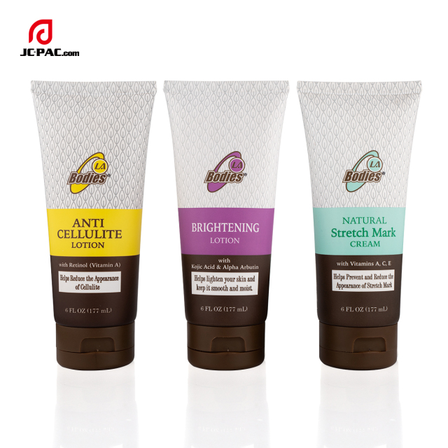 50mm Diameter Cosmetics Tube Packaging 6 FL.OZ Body Lotion 7 FL.OZ 8 FL.OZ BPA Free Facial Cleanser Container with Flip Top Cap