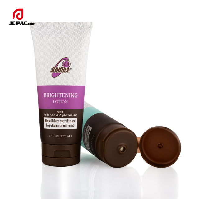50mm Diameter Cosmetics Tube Packaging 6 FL.OZ Body Lotion 7 FL.OZ 8 FL.OZ BPA Free Facial Cleanser Container with Flip Top Cap