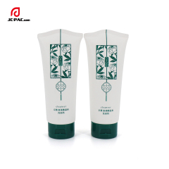 45mm Diameter 100ml 120ml 150ml White Tube Packaging with Silkscreen Printing Facial Cleanser Cream Tube with Special End Seal