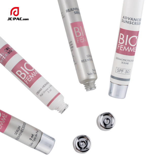 3ml 5ml Empty Samples Tube Cosmetic Tube for Skin Repair Trial Package Tube With Screw Cap
