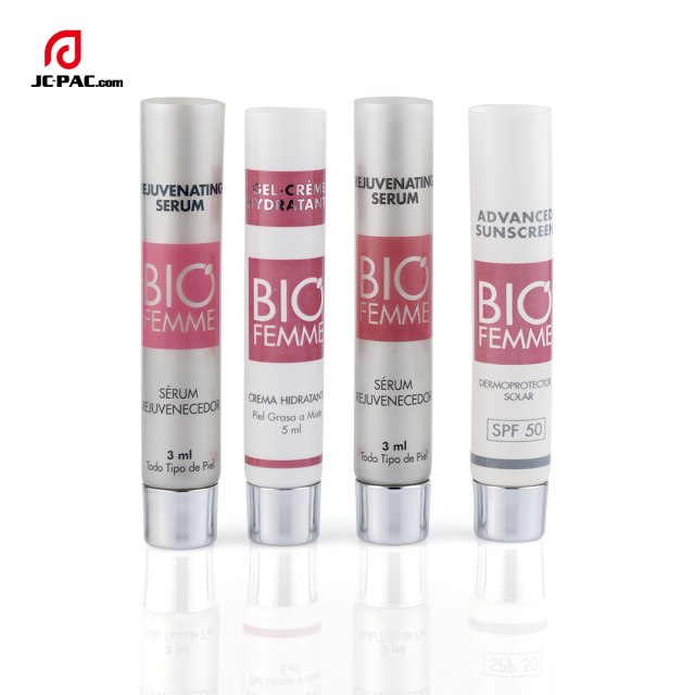 3ml 5ml Empty Samples Tube Cosmetic Tube for Skin Repair Trial Package Tube With Screw Cap