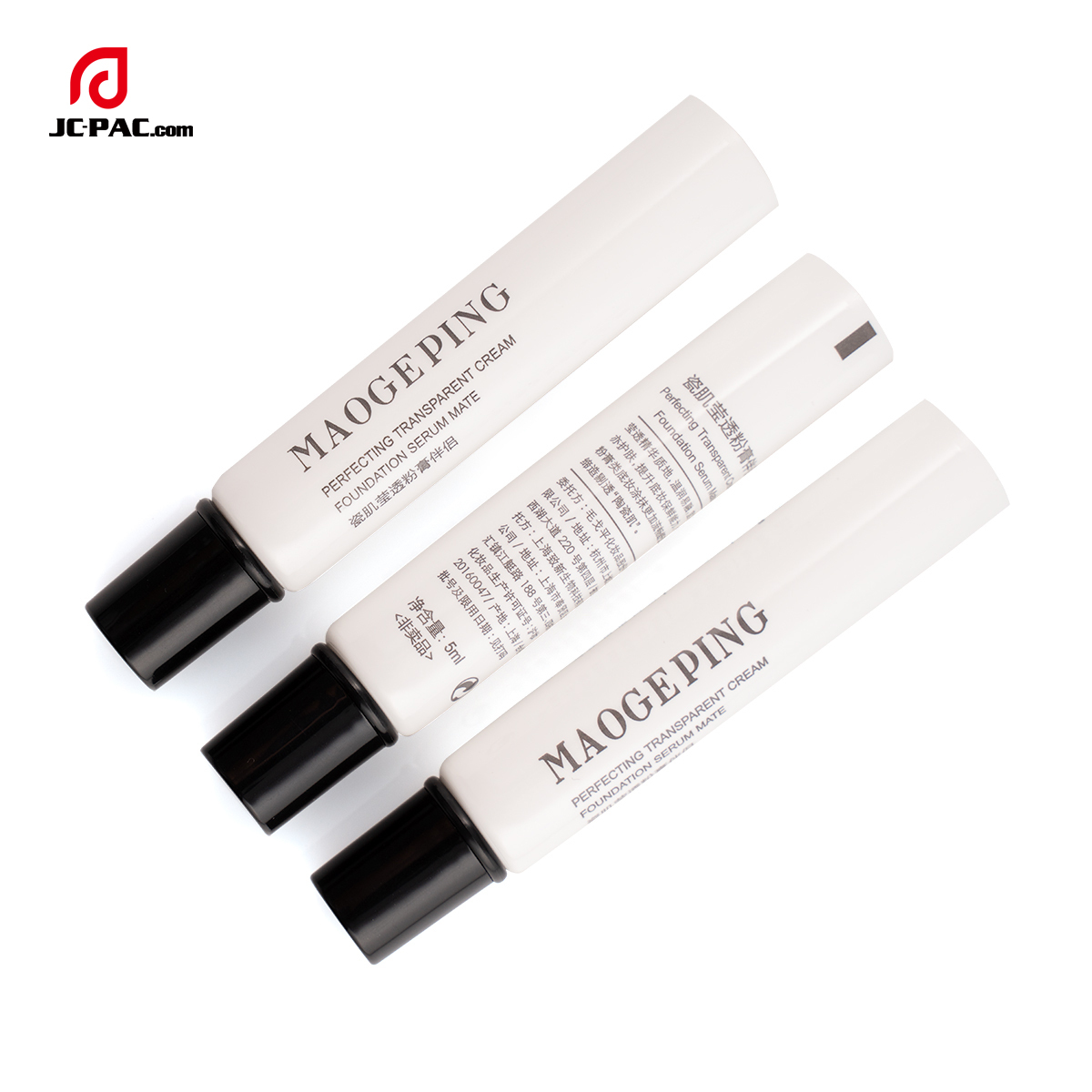 White Nozzle Soft Tube For Essence Cream Cosmetic Tube Packaging