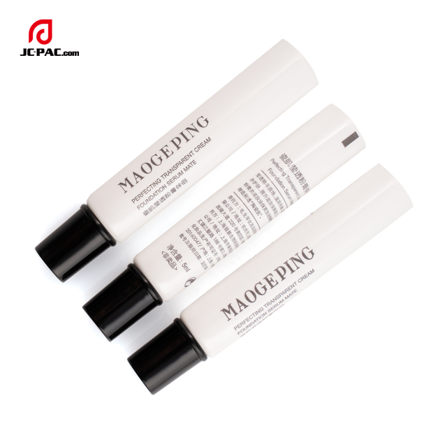 White Nozzle Soft Tube For Essence Cream Cosmetic Tube Packaging