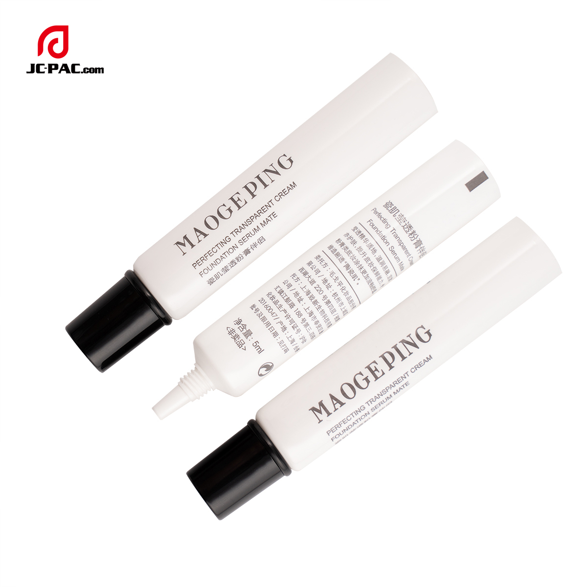 White Nozzle Soft Tube For Essence Cream Cosmetic Tube Packaging