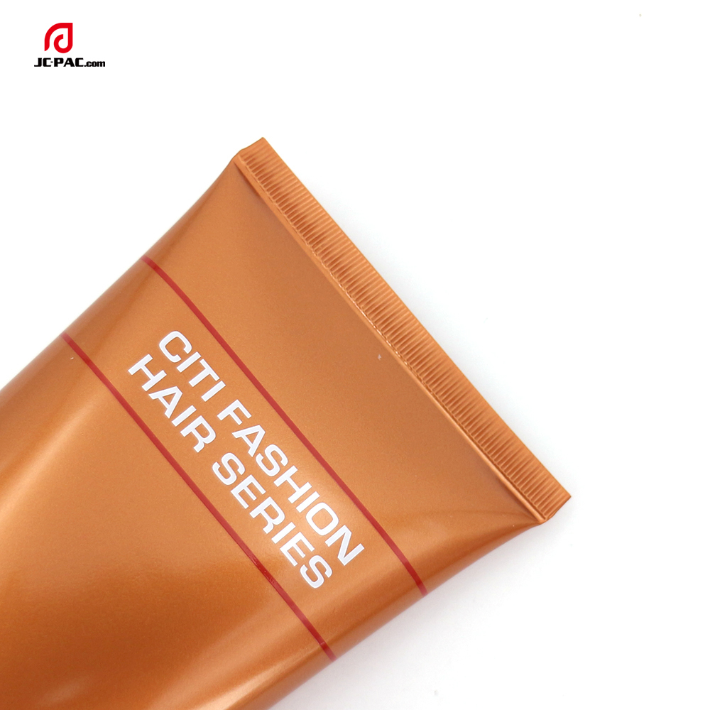 50mm Diameter 250ml 8.4 fl. oz Brown Color Hair Series Conditioner Tube Packaging Shampoo Squeeze PE Container with Screw Cap