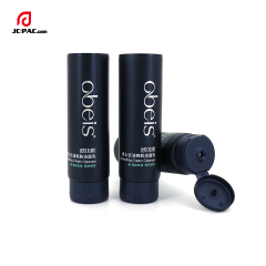 45mm Diameter 80g 100g Men Refreshing Cream Cleanser Tube Packaging Facial Cleanser Lotion with Flip Cap
