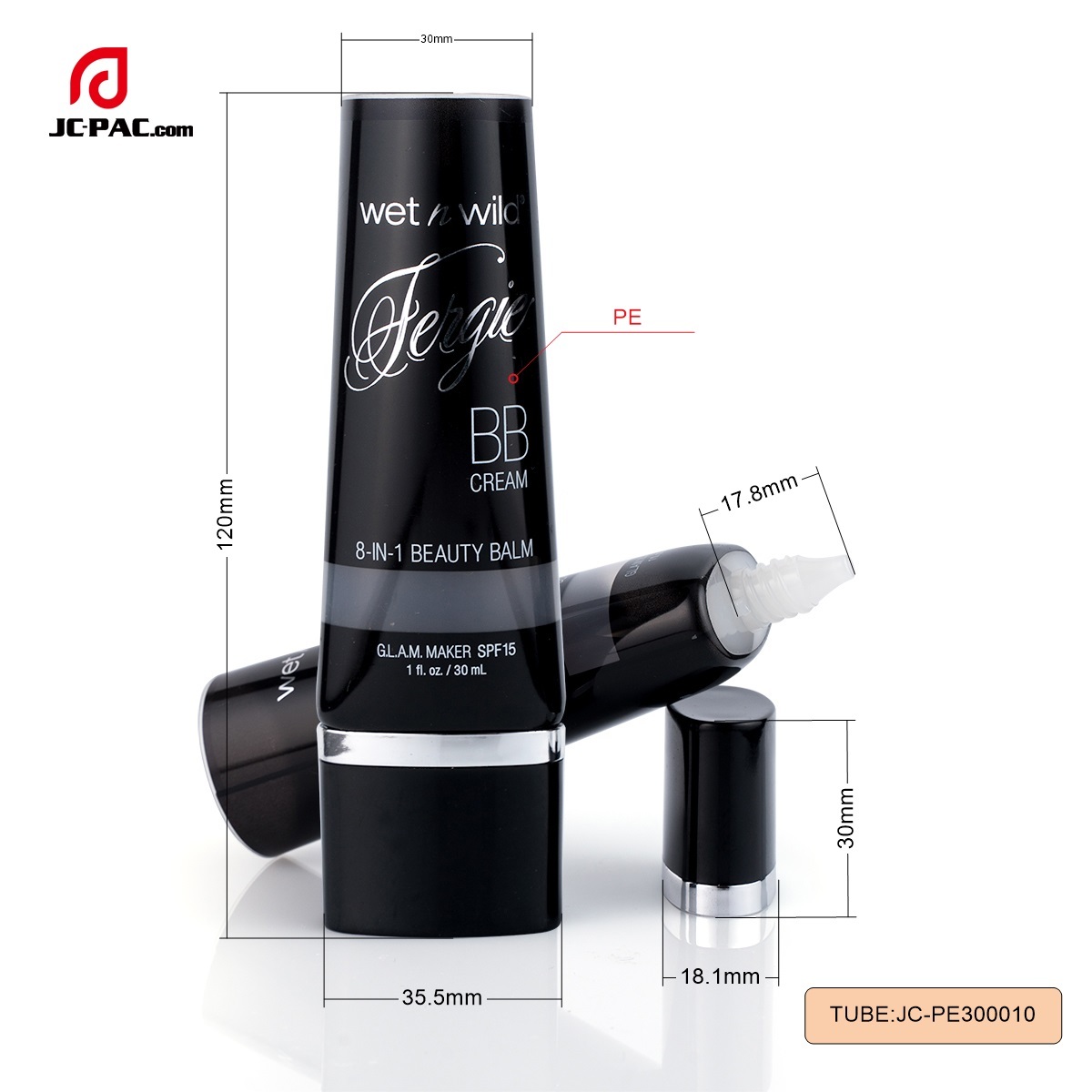 Recyclable Material PE Tube For Sunscreen Cream Tube With Oval Screw Cap 50ml Oval Shaped Soft Tube