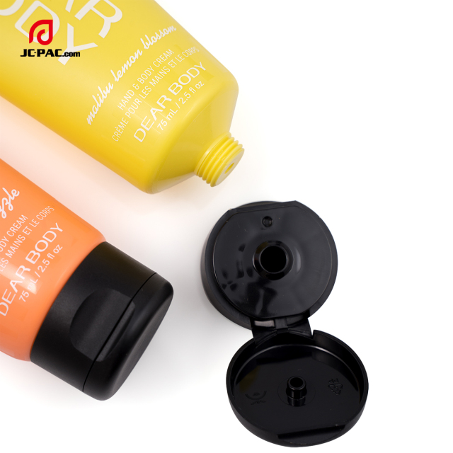 40mm Diameter Hand & Body Cream Packaging Tube Cosmetics Container 75ml 2.5 fl.oz Custom Color PE Tube