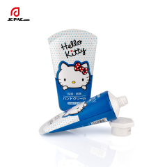 40mm Diameter Cute Kitty Cat Printing Hand Cream Tube with Octagonal Screw Cap Cosmetics Tube Packaging