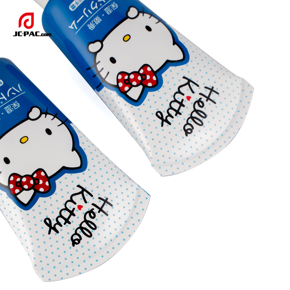 40mm Diameter Cute Kitty Cat Printing Hand Cream Tube with Octagonal Screw Cap Cosmetics Tube Packaging