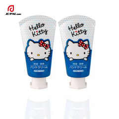 40mm Diameter Cute Kitty Cat Printing Hand Cream Tube with Octagonal Screw Cap Cosmetics Tube Packaging