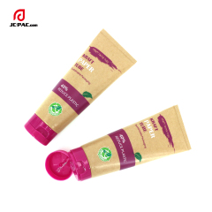 Kraft Paper Material Tube for Facial Cleanser/Lotion Plastic Packaging Environmental Protection Material Tube With Container with Flip Top Cap