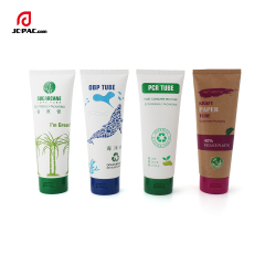 Environmentally Friendly Material Tube for Facial Cleanser/Body Lotion 200ml PCR Plastic Tube with Flip Cap