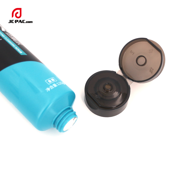 45mm Diameter MINERAL PORE PURIFYING CLEANSING SCRUB Face Wash Tube Packaging with Centered Flip Cap 120g 150g