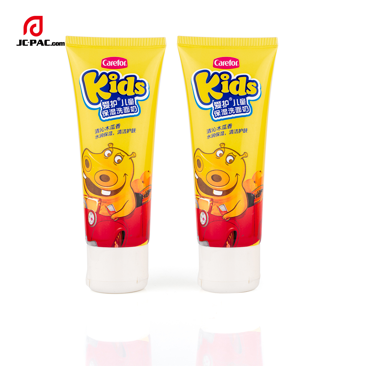 40mm Diameter Custom Kid Body & Face Cleanser Cream Tube Flip Cap with Lock Packaging Child Resistance Tube Design