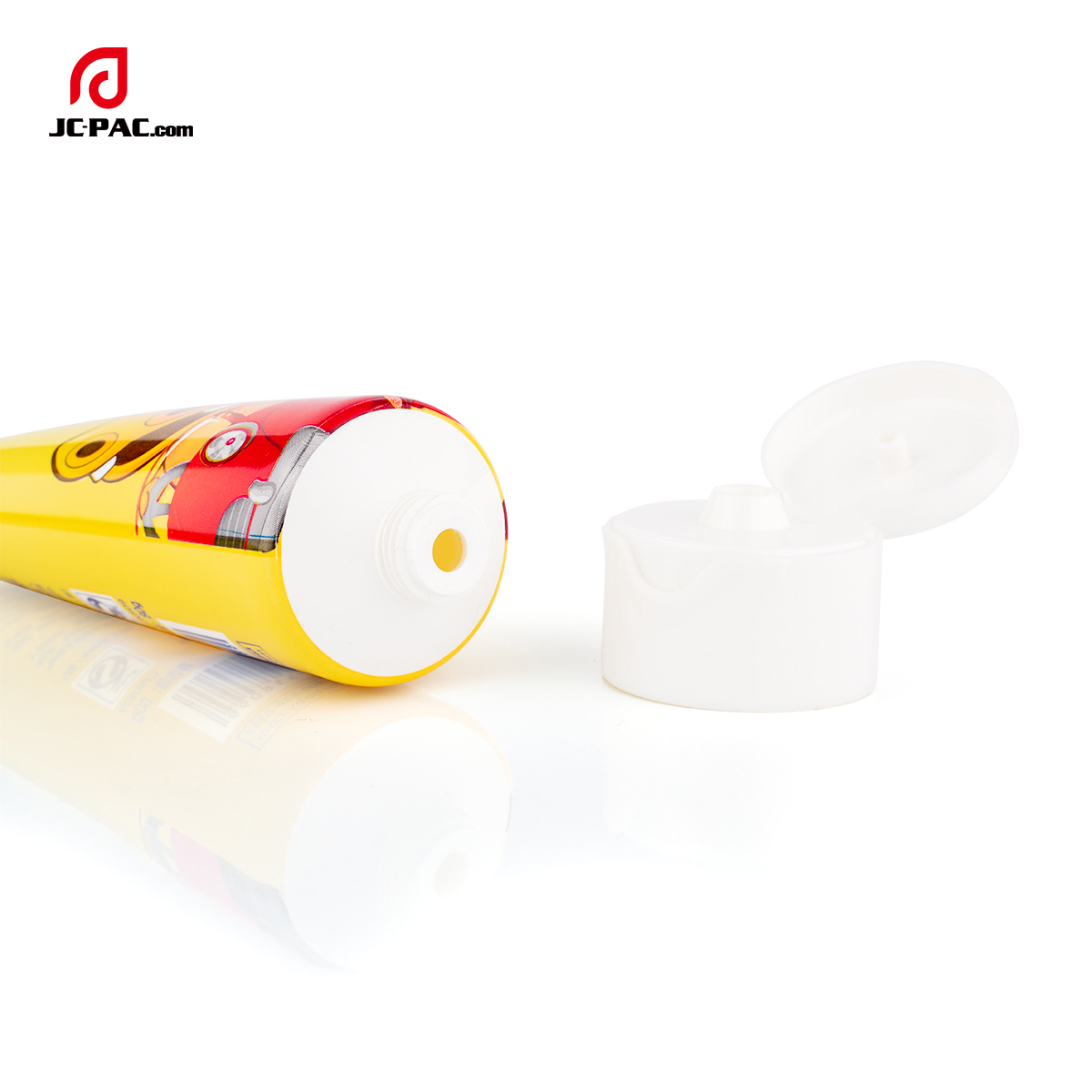 40mm Diameter Custom Kid Body & Face Cleanser Cream Tube Flip Cap with Lock Packaging Child Resistance Tube Design