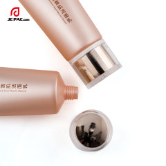 40mm Diameter Muscle Cleanser Tube 80ml 100ml Fleshcolor Custom Packaging Body Cream with Acrylic Cap
