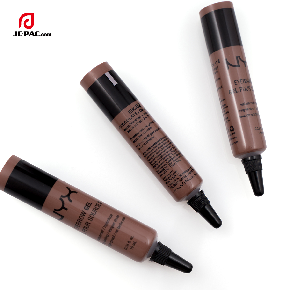 10ml Cosmetic Plastic Tube With PP Screw Cap For Liquid Foundation Cosmetic Nozzle Tip Tube Packaging