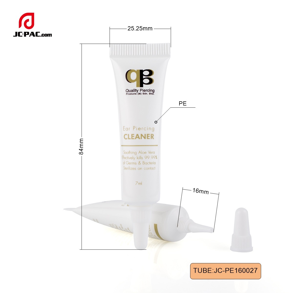 5ml 7ml Cosmetic Plastic Tube With Screw Cap For Essence Cream Cosmetic Tube Packaging