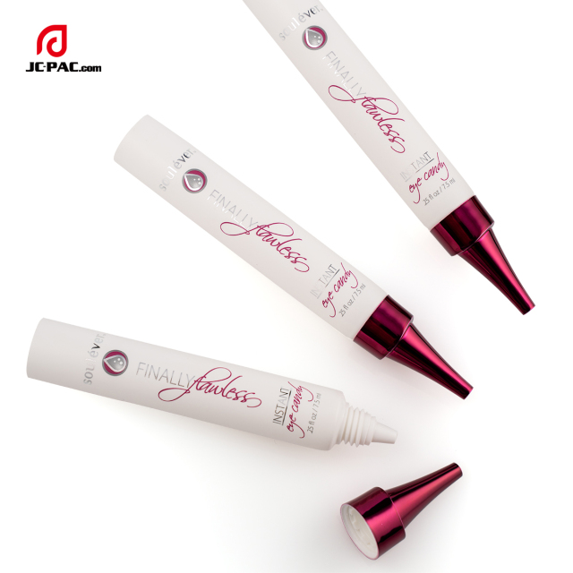 10ml Cosmetic Soft Tube With Nozzle Cap For Liquid Foundation Nozzle Tip Tube Packaging