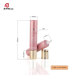 Pink PE Soft Tube With Nozzle Applicator 5ml 8ml 10ml Eye Essence Cream Tube