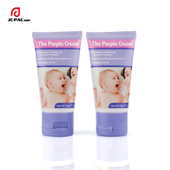 35mm Diameter Baby Diaper Cream Tube Packaging Purple Custom Packaging 40g 50g with Flip Lid