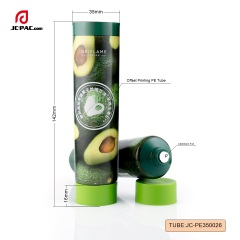 35mm Diameter Cosmetic Tube for Personal Care Label Printing Hand Cream Packaging with Screw Cap