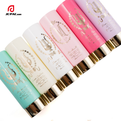 35mm Diameter Hand & Nail Cream Tube Packaging Set Soft Cosmetics Tube 50ml 1.7 fl.oz with Gold Metalized Cap
