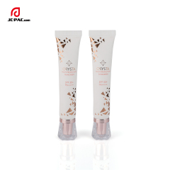 20ml Matte White Plastic Tube with Acrylic Cap Empty Soft Tube For Sunscreen Cream