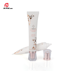 20ml Matte White Plastic Tube with Acrylic Cap Empty Soft Tube For Sunscreen Cream