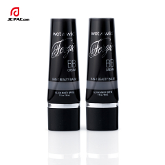 35mm Diameter BEAUTY BALM BB Cream Packaging 30ml Super Flat Squeeze Plastic Tube Cosmetics Packaging with Oval Cap