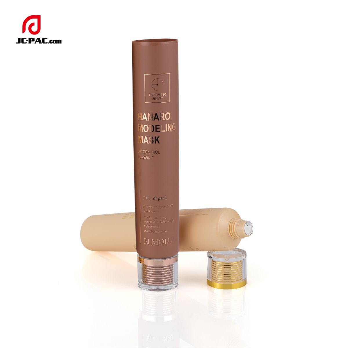 30mm Diameter Facial Cream Tube Packaging Set with Hot Stamping Printing Acrylic Screw Cap