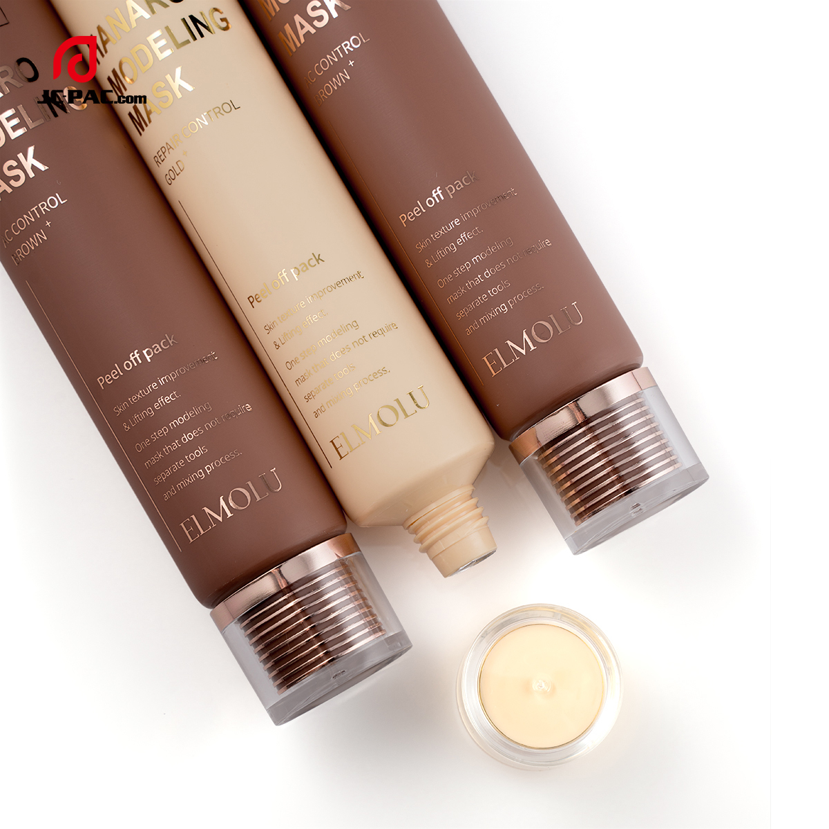 30mm Diameter Facial Cream Tube Packaging Set with Hot Stamping Printing Acrylic Screw Cap