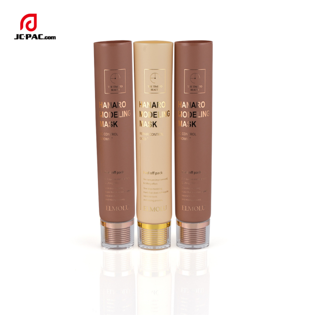 30mm Diameter Facial Cream Tube Packaging Set with Hot Stamping Printing Acrylic Screw Cap