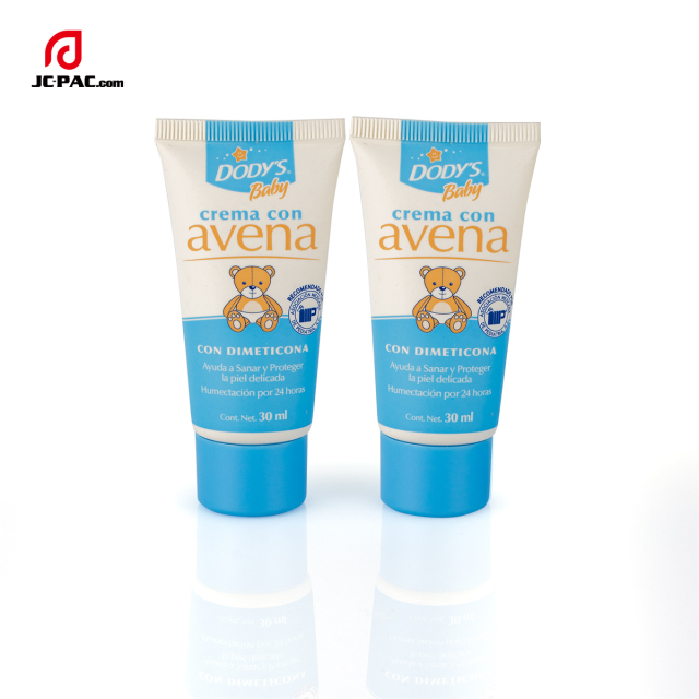 30mm Diameter 30ml Lotion Cream Tube Packaging with Screw on Cap PE Soft Cosmetics Tube