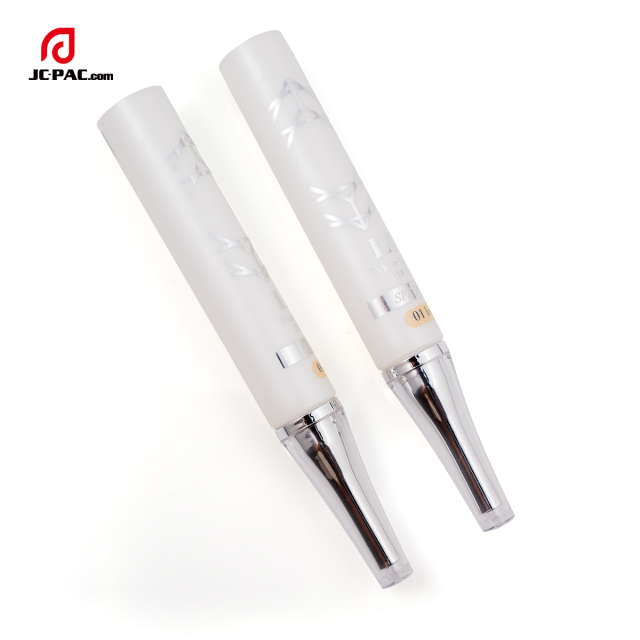 15ml Eye Cream Tube With Acrylic Cap Empty Plastic Tube With Nozzle Applicator