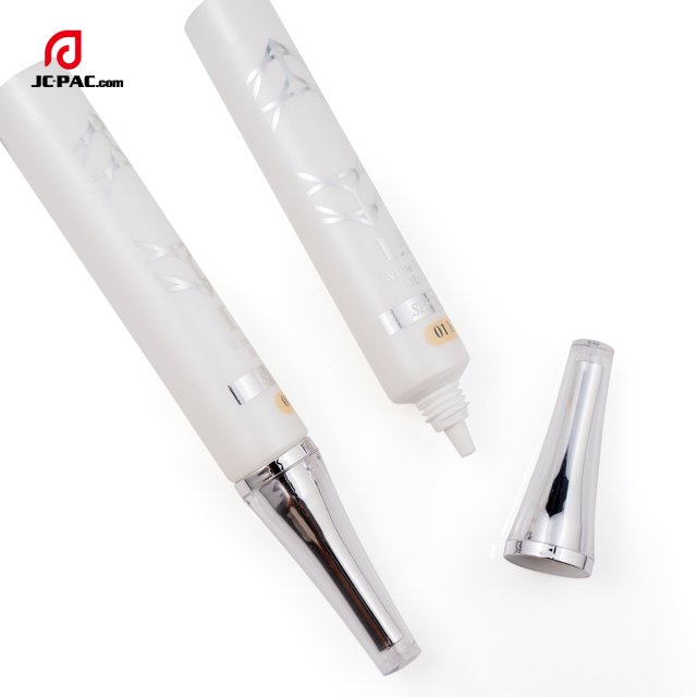 15ml Eye Cream Tube With Acrylic Cap Empty Plastic Tube With Nozzle Applicator