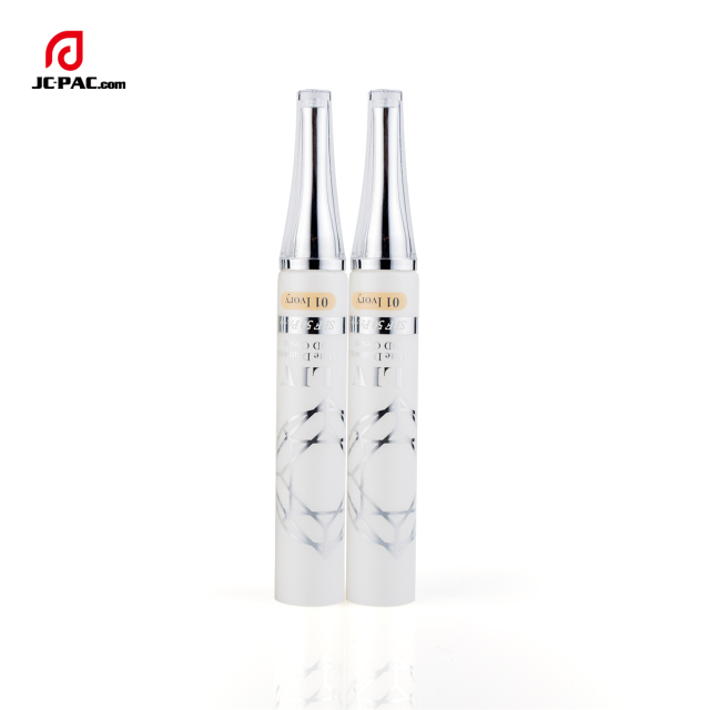 15ml Eye Cream Tube With Acrylic Cap Empty Plastic Tube With Nozzle Applicator