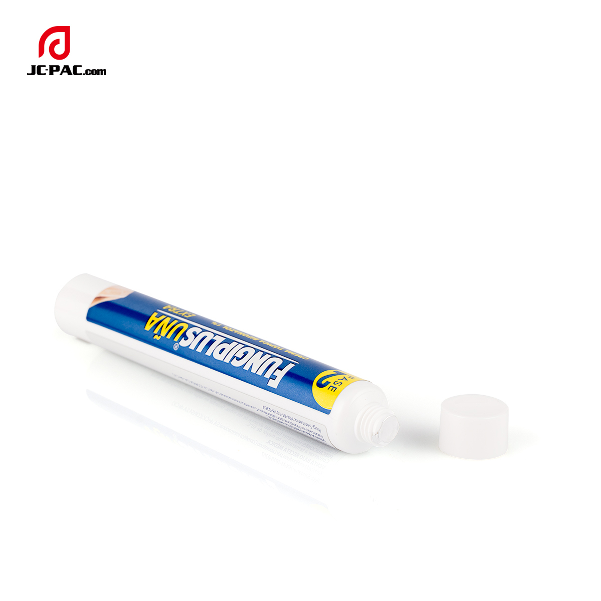 20ml Plastic Tube With Silver Label Empty Cosmetic Packaging Tube With Screw Cap
